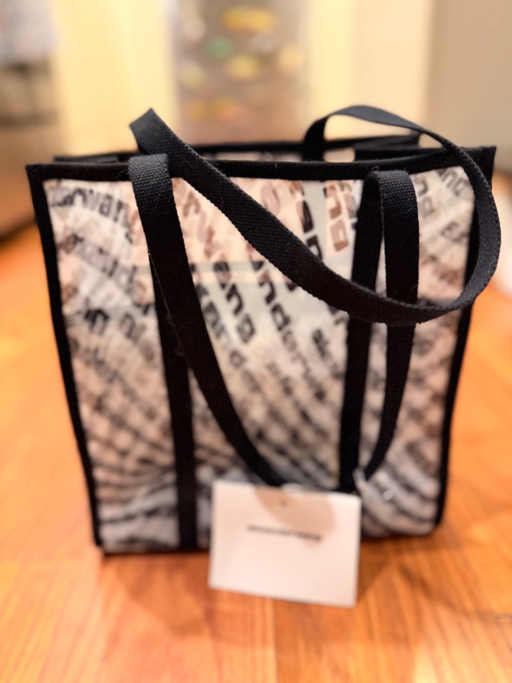 Alexander Wang Black and White Tote Bag